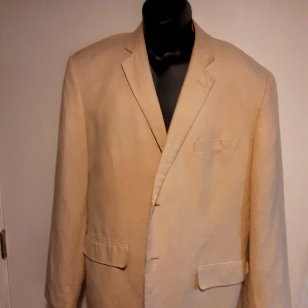 Liz Claiborne men's suit tan color